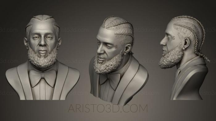 Busts and bas-reliefs of famous people (BUSTC_0469) 3D model for CNC machine